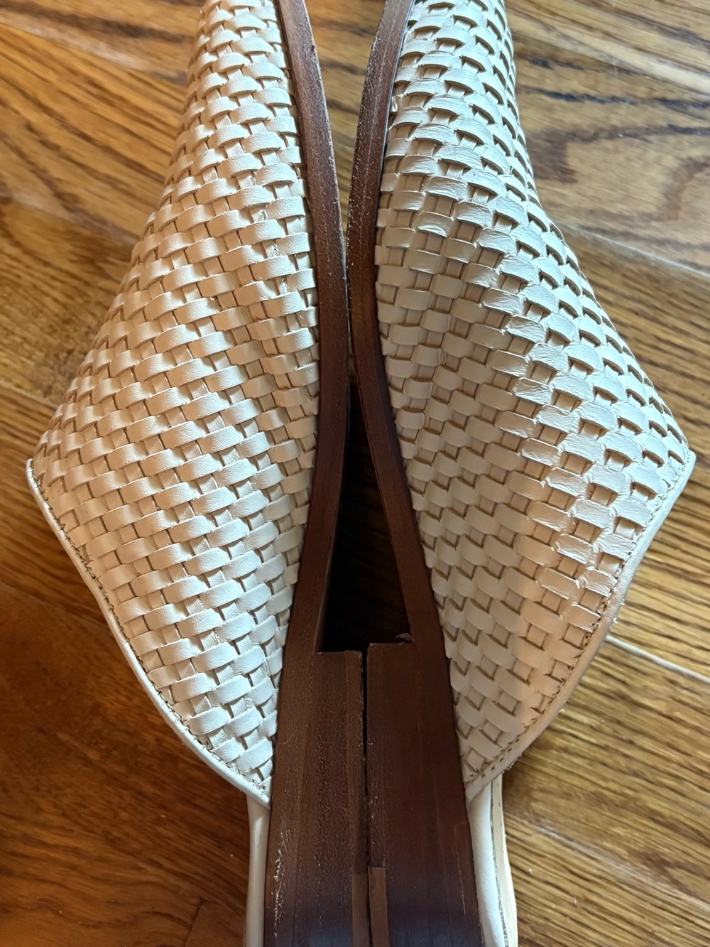 Nisolo Ama Woven Mule in Bone Size 8, EUC - Picture 3 of 6